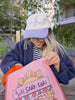 Ube Bae Corduroy Embroidered Baseball Hat