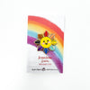 LBGTQIA Rainbow Sun Enamel Pin