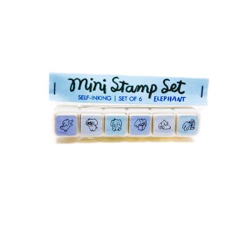 Elephant Self-Inking Mini Stamp Set