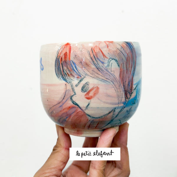 Warrior Girl Ceramic Bowl
