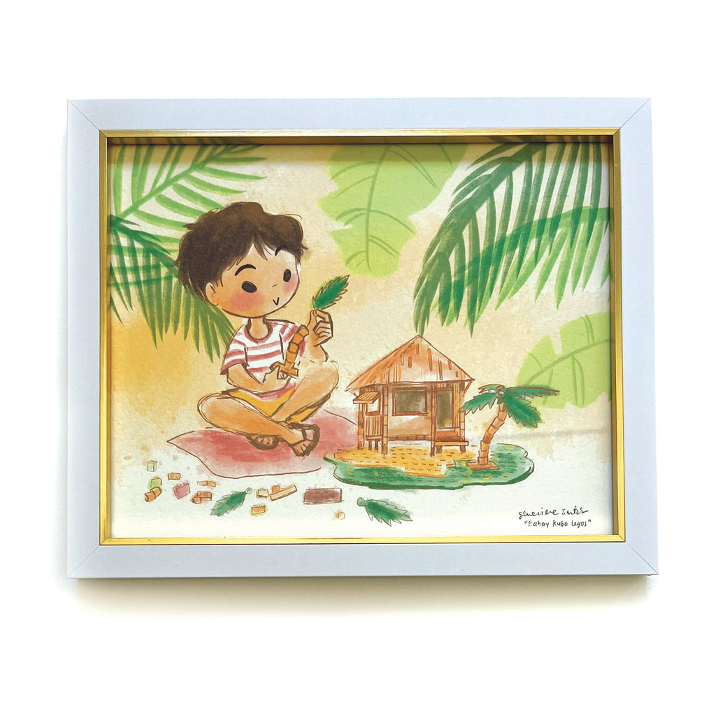 Lego Bahay Kubo Framed Limited Edition Print
