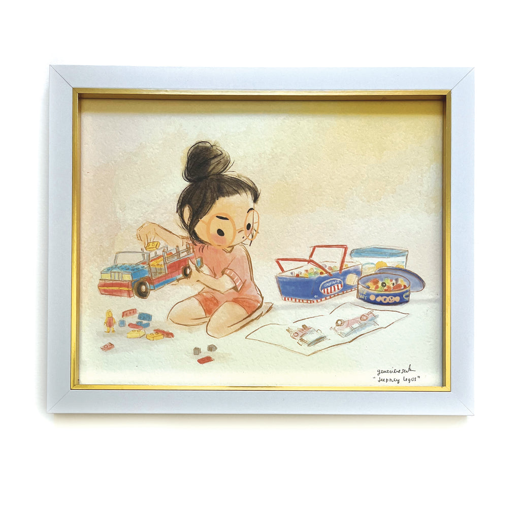 Jeepney Legos Limited Edition Art Print