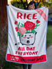 Rice All Day Fleece Lap Blanket