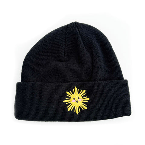 Philippine Sun-Star Embroidered Beanie