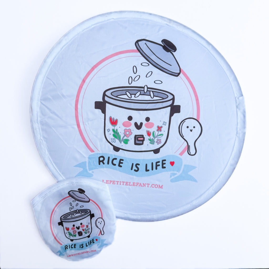 Rice is Life Pocket Collapsible Fan