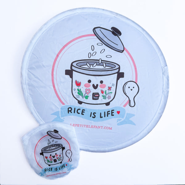 Rice is Life Pocket Collapsible Fan