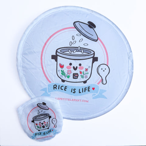 Rice is Life Pocket Collapsible Fan