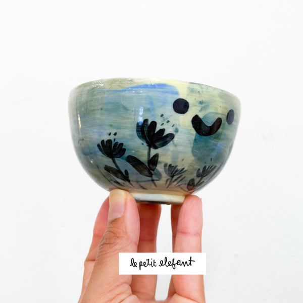 Happy Bowl - Blues & Greens