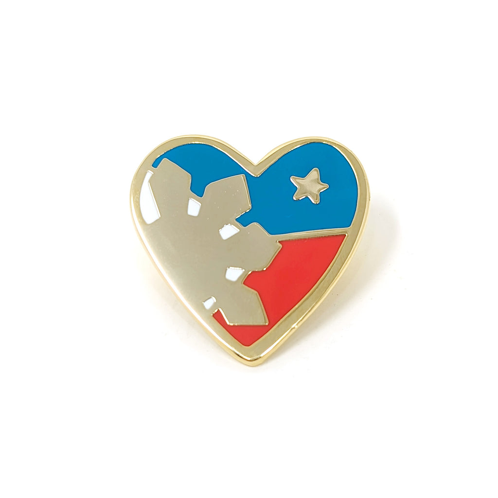 Philippine Heart Gold Limited Edition Enamel Pin