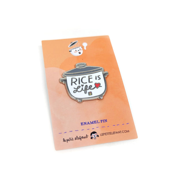 SDCC - Rice is Life Enamel Pin