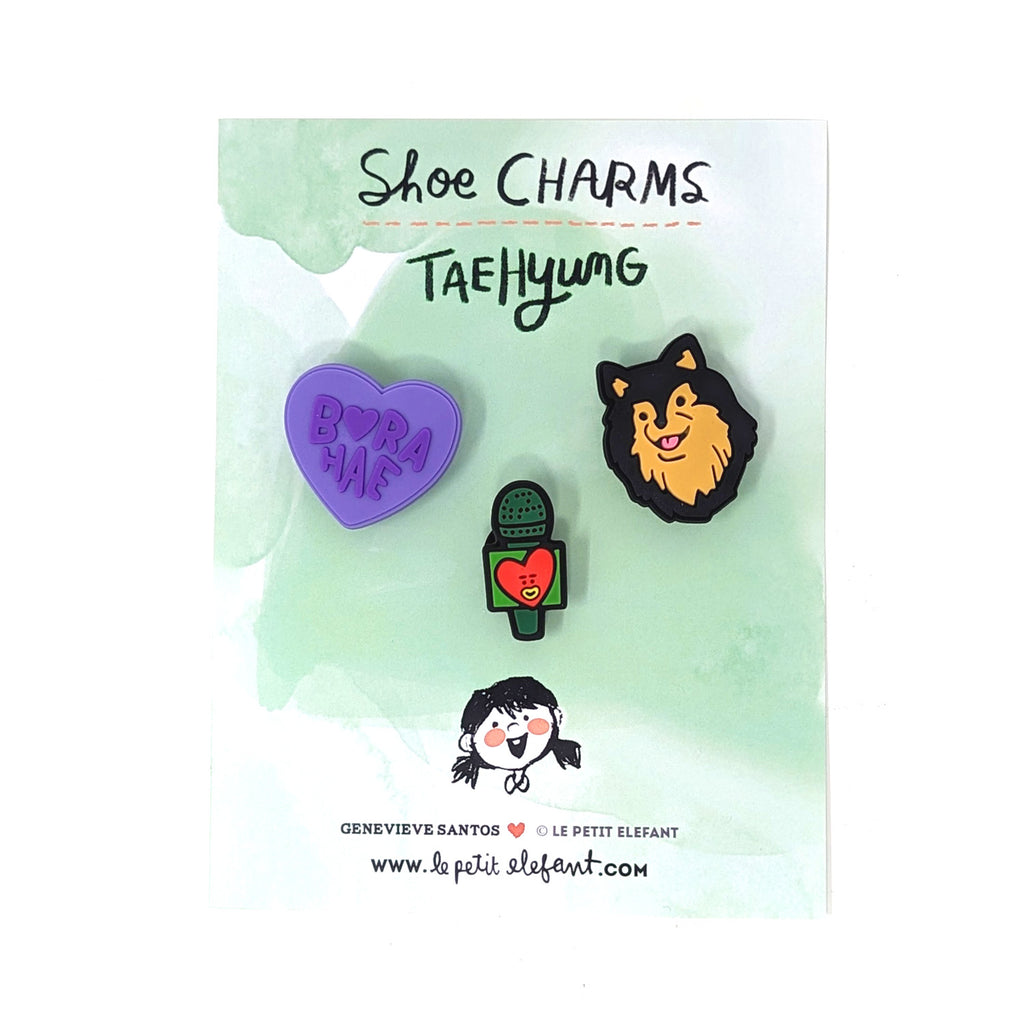 SDCC - BTS V Shoe Charm Set
