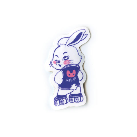 NewJeans Rollerskating Bunny Tokki Sticker