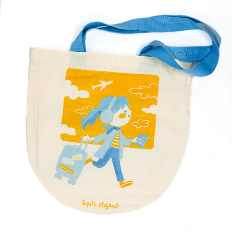 Wanderlust Cotton Tote Shopping Bag