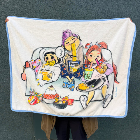 HUNTR/X Couch Fleece Lap Blanket