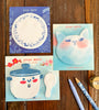 Kitty Garden Sticky Notepad