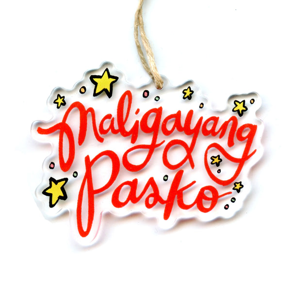 Maligayang Pasko Holiday Ornament