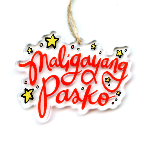 Maligayang Pasko Holiday Ornament