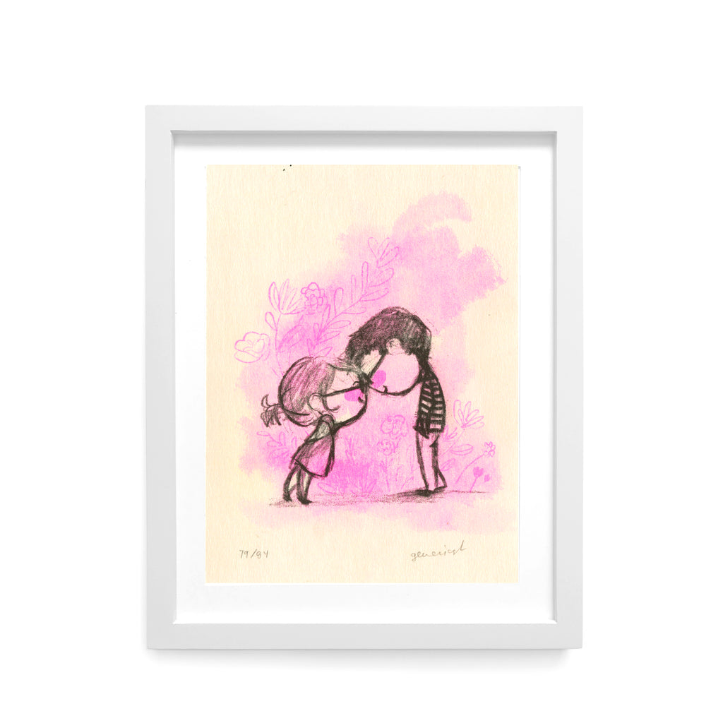 Limited Edition Clink Riso Art Print