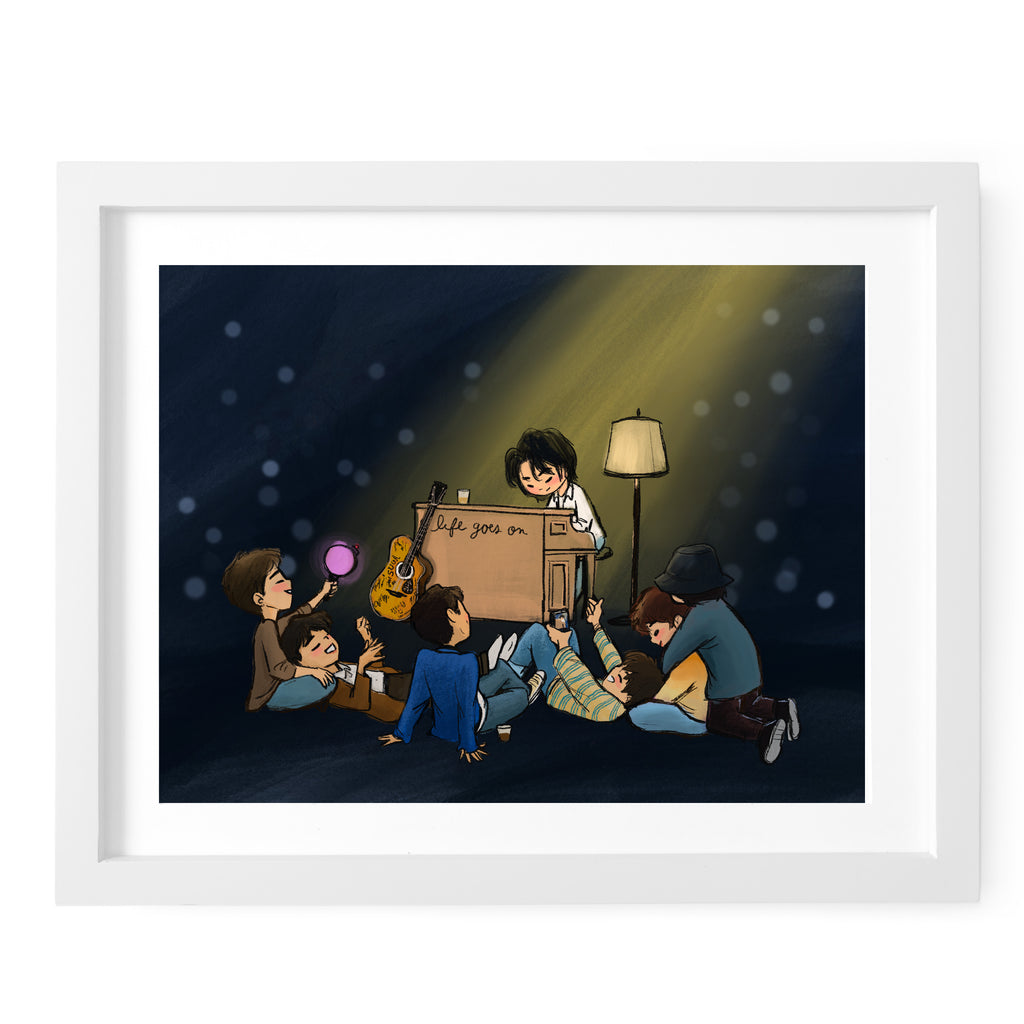Agust D OT7 Art Print