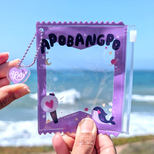 APOBANGPO BTS PVC Zipper Pouch