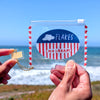 Sky Flakes PVC Zipper Pouch