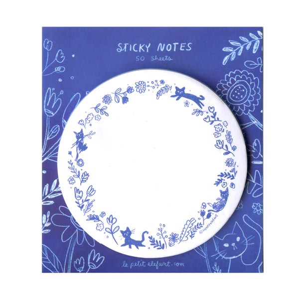 Kitty Garden Sticky Notepad