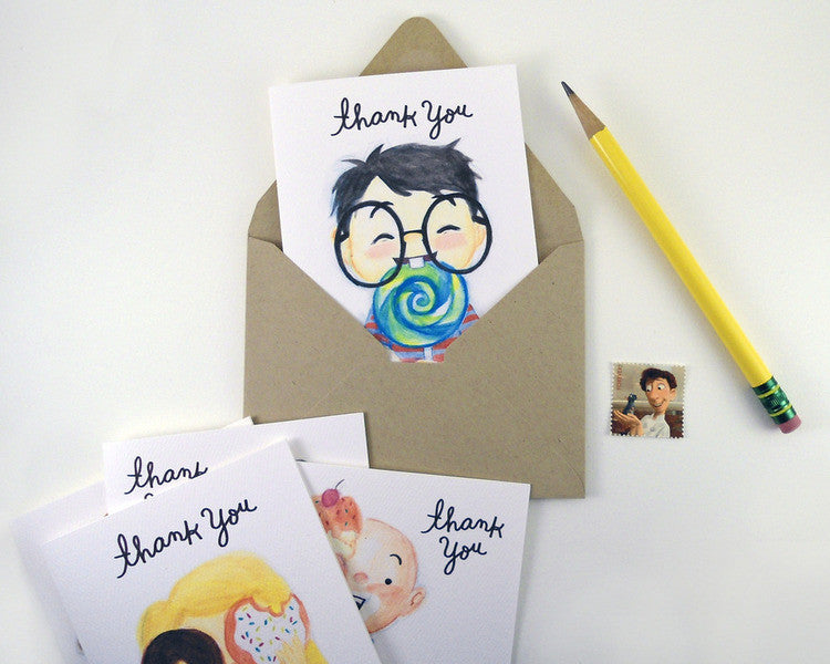 Sweet Tooth Thank You Card Set