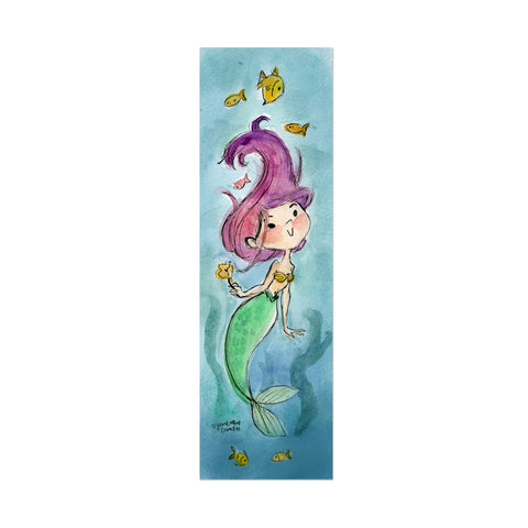 Mermaid Canvas Bookmark