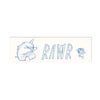 Rawr Canvas Bookmark