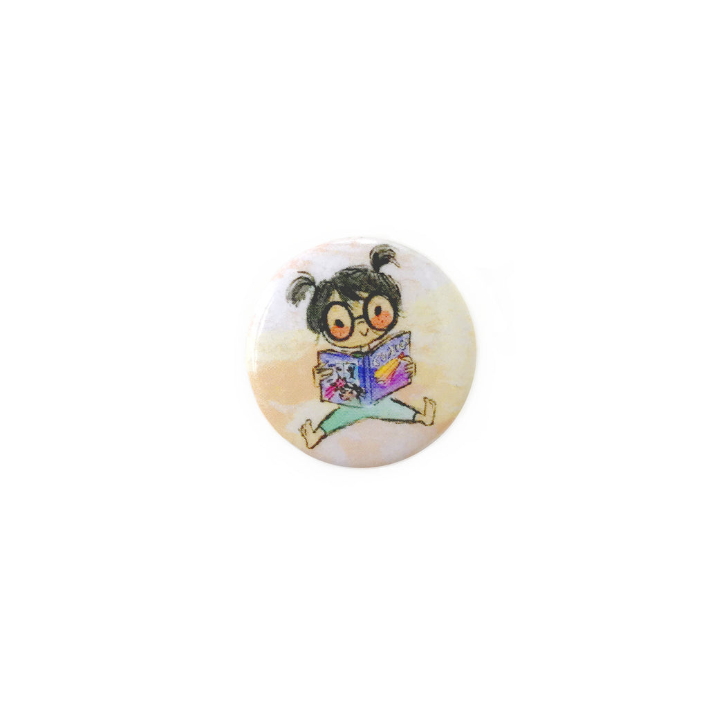 Geek Girl Button/Magnet