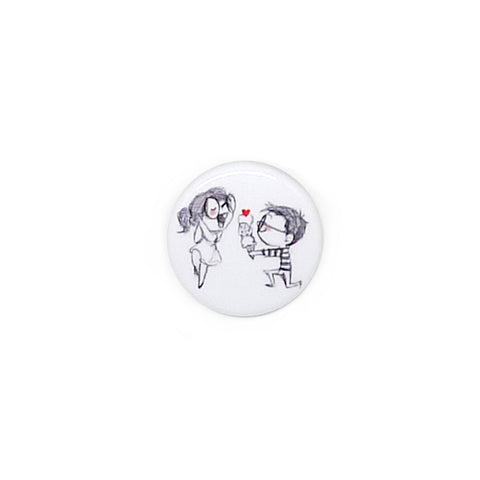 Ice Cream Proposal Button/Magnet