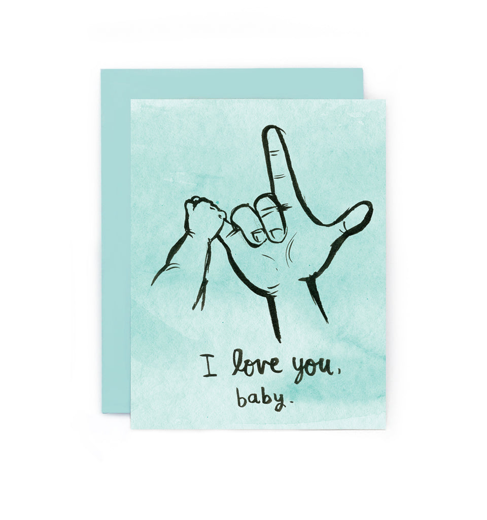 I Love You Baby Greeting Card