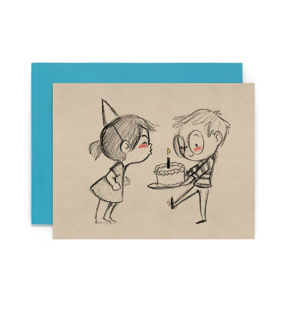 Blow the Candles Birthday Card