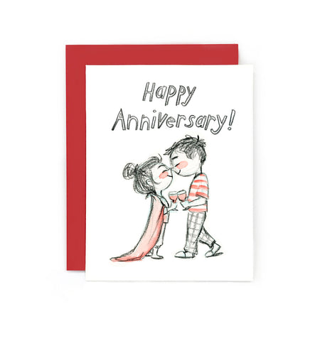 Anniversary PJs Greeting Card