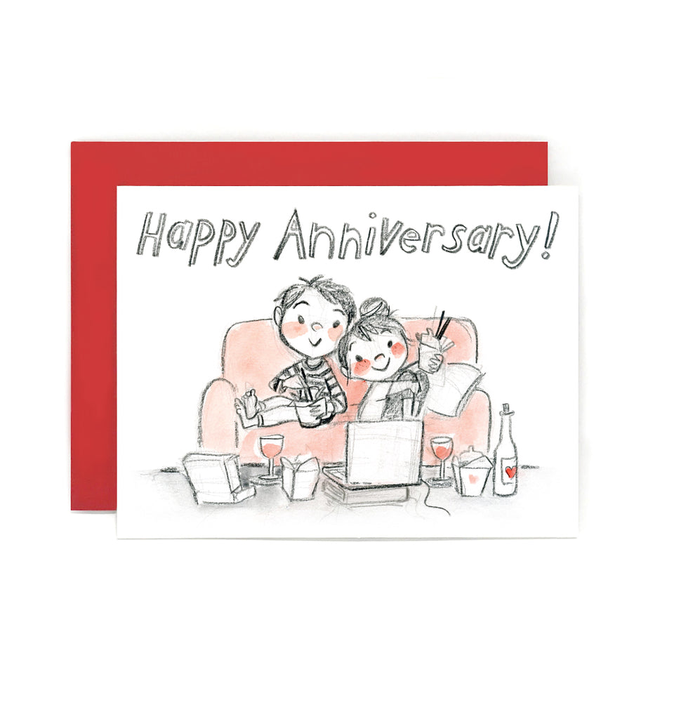 Happy Couch Anniversary Greeting Card