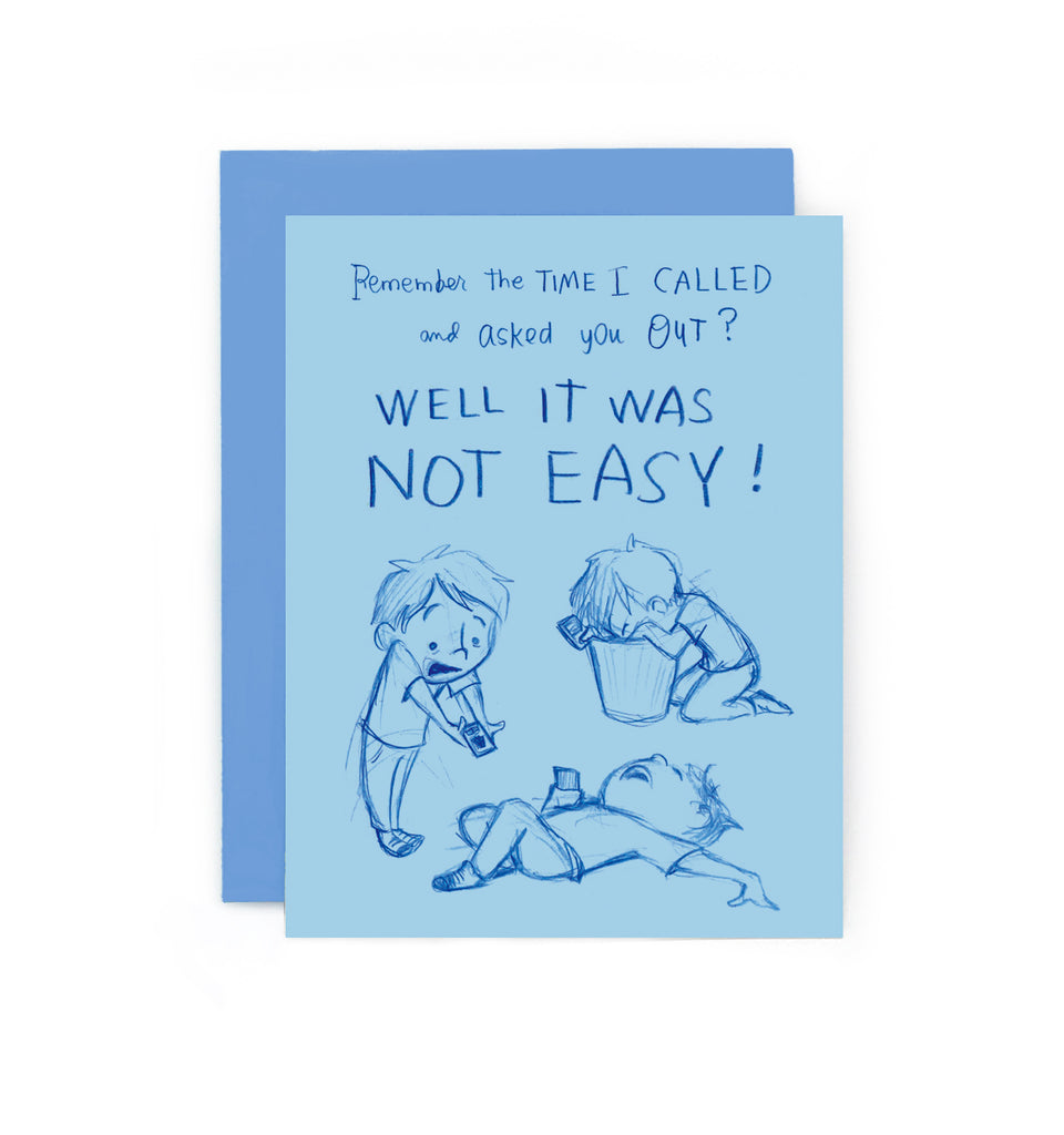Crush Confessions : Phone Call Greeting Card