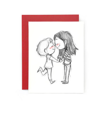 Eskimo Kiss Greeting Card