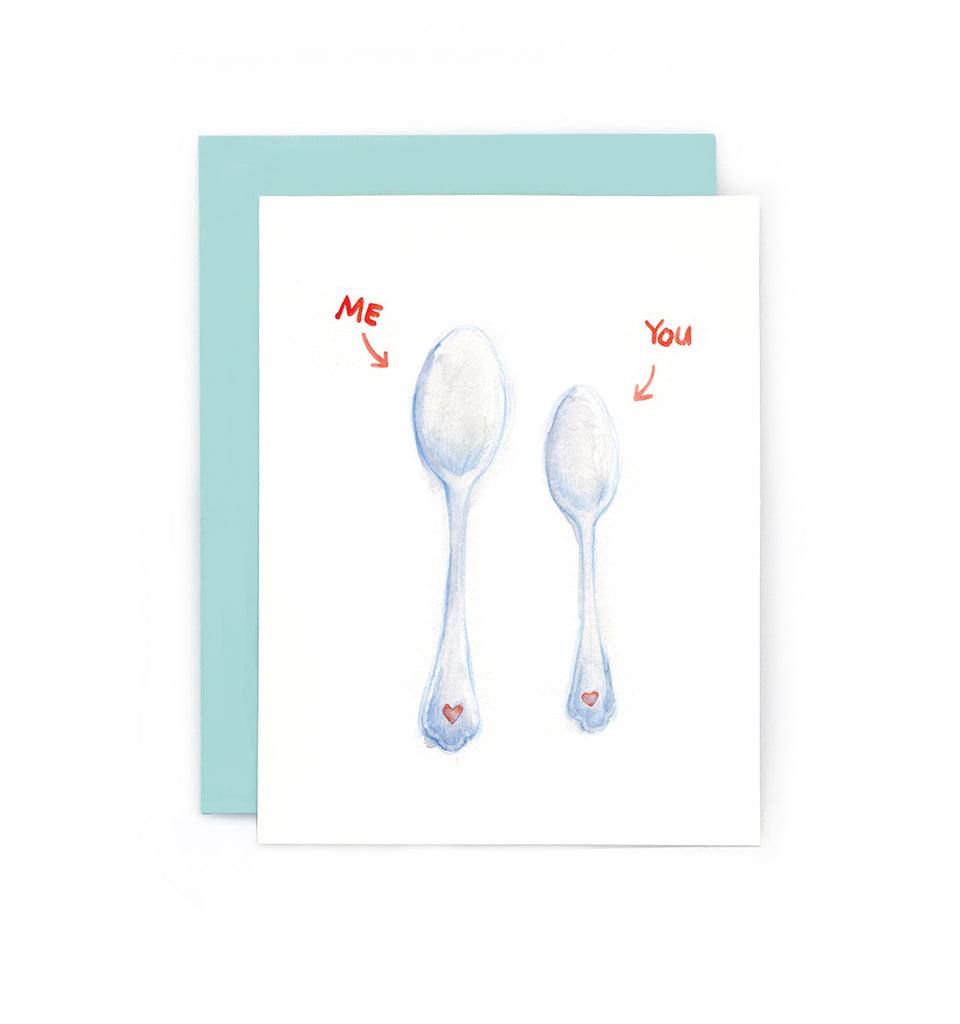 Let's Spoon Greeting Card