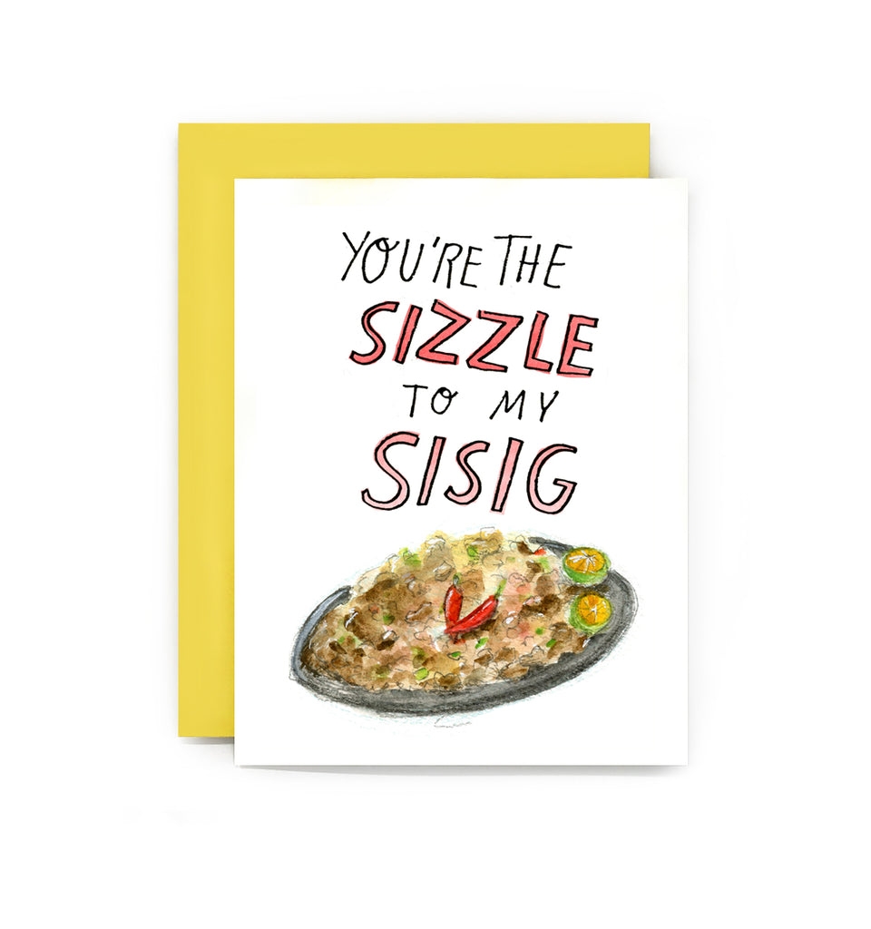 Sizzle to my Sisig Card
