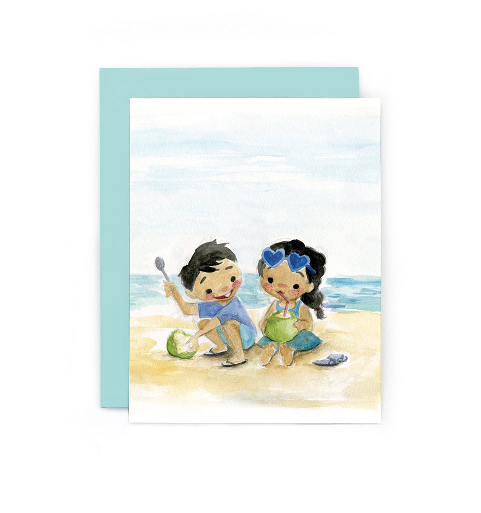 Buko Juice Greeting Card