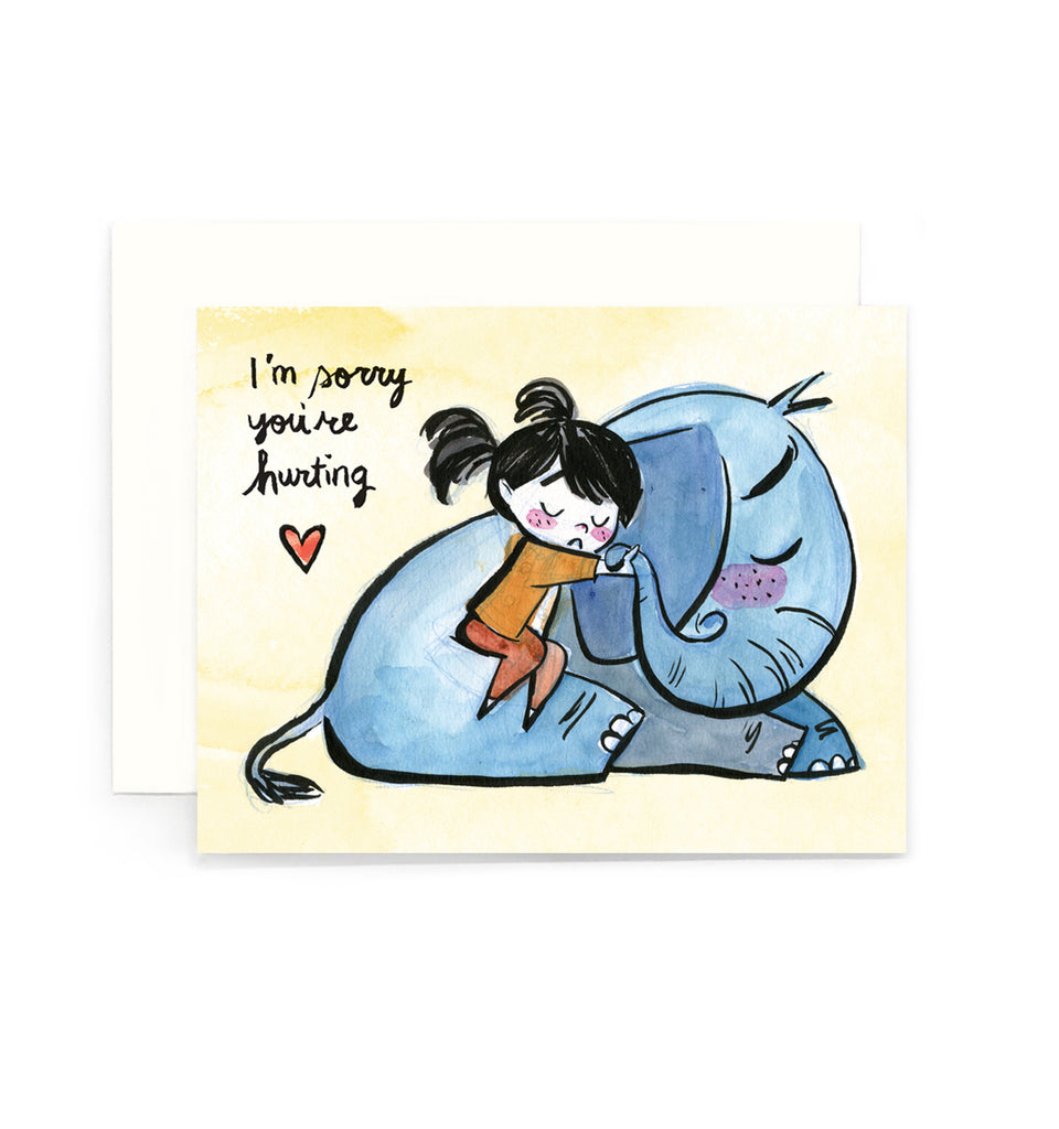 Sorry You're Hurting Greeting Card
