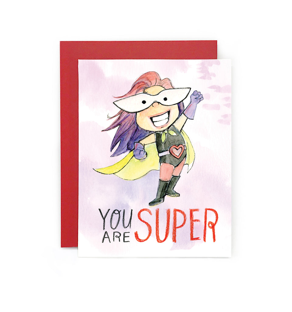 You Are Super Greeting Card