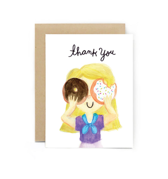 Sweet Tooth Donut Thank You Card