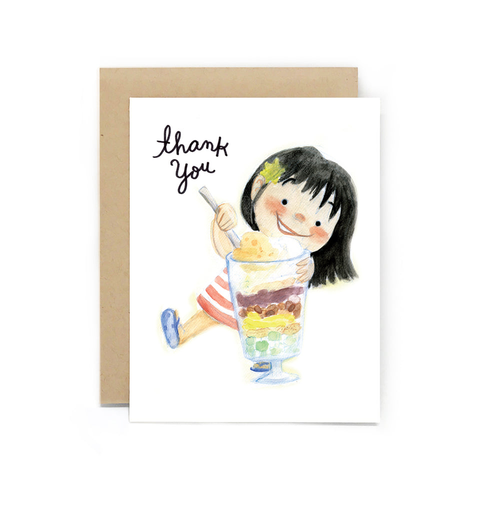 Sweet Tooth Halo Halo Thank You Card