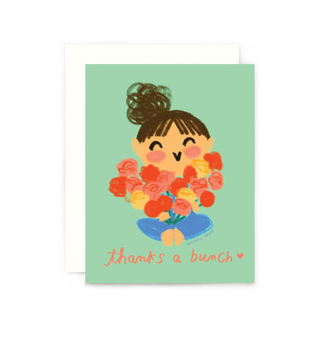 Thanks a Bunch Roses Card