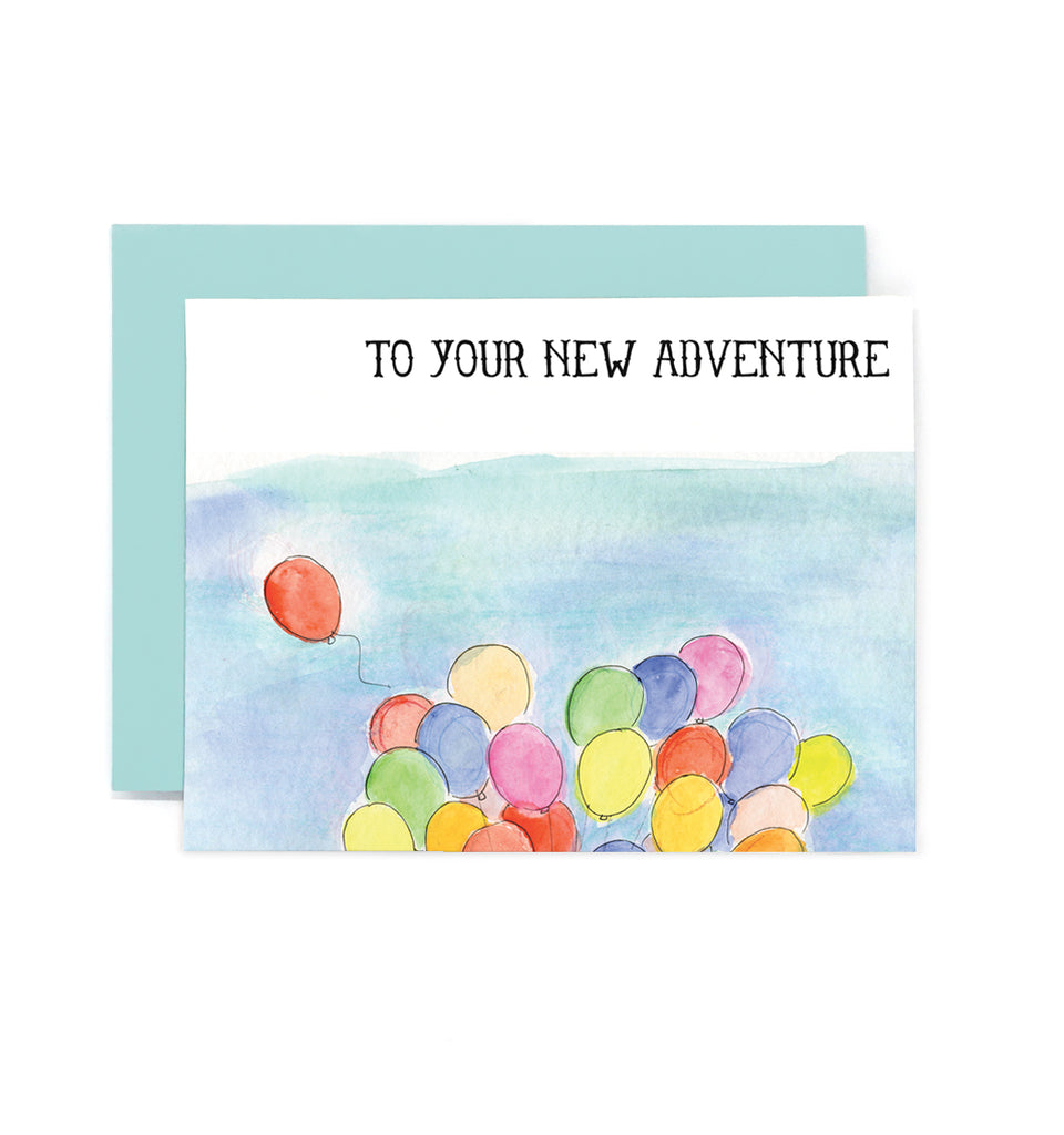 To Your New Adventure Greeting Card