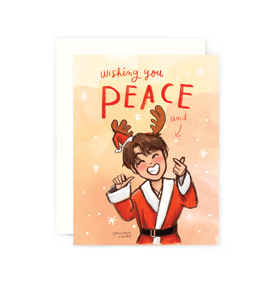 Peace and j-hope Holiday Card