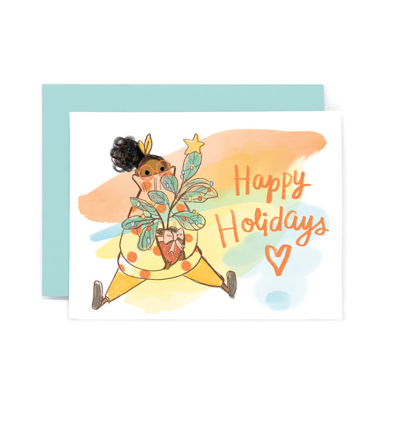 Holiday Fiddle Leaf Card