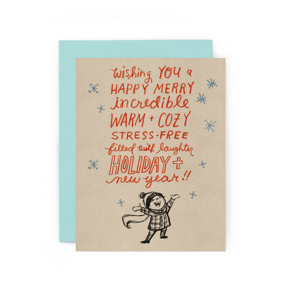 Holiday & New Year Wishes Greeting Card