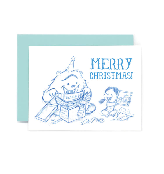 Merry Christmas Rawr Card